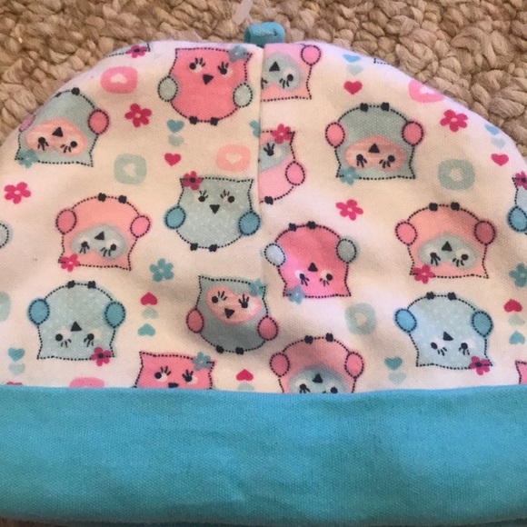 Adorable Owl Design Baby Beanie Hat - Picture 3 of 3